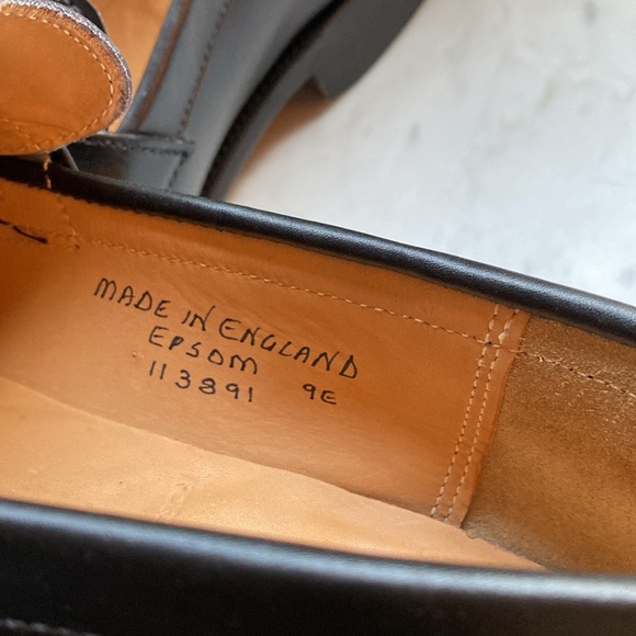 Grenson Black Leather Loafers - Picture 4 of 14